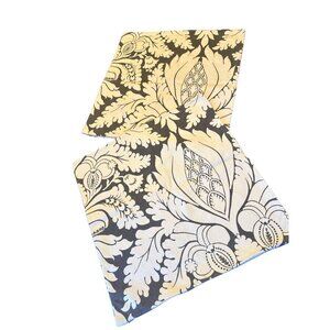 Pottery Barn 100% Cotton Decorative Pillow Covers 24"x24" Black & White Floral